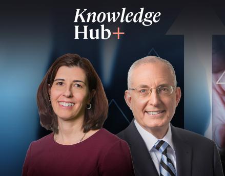 Ed Slott picture with Knowledge Hub+ logo