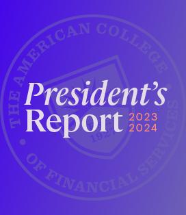 President's Report 2023-2024 logo