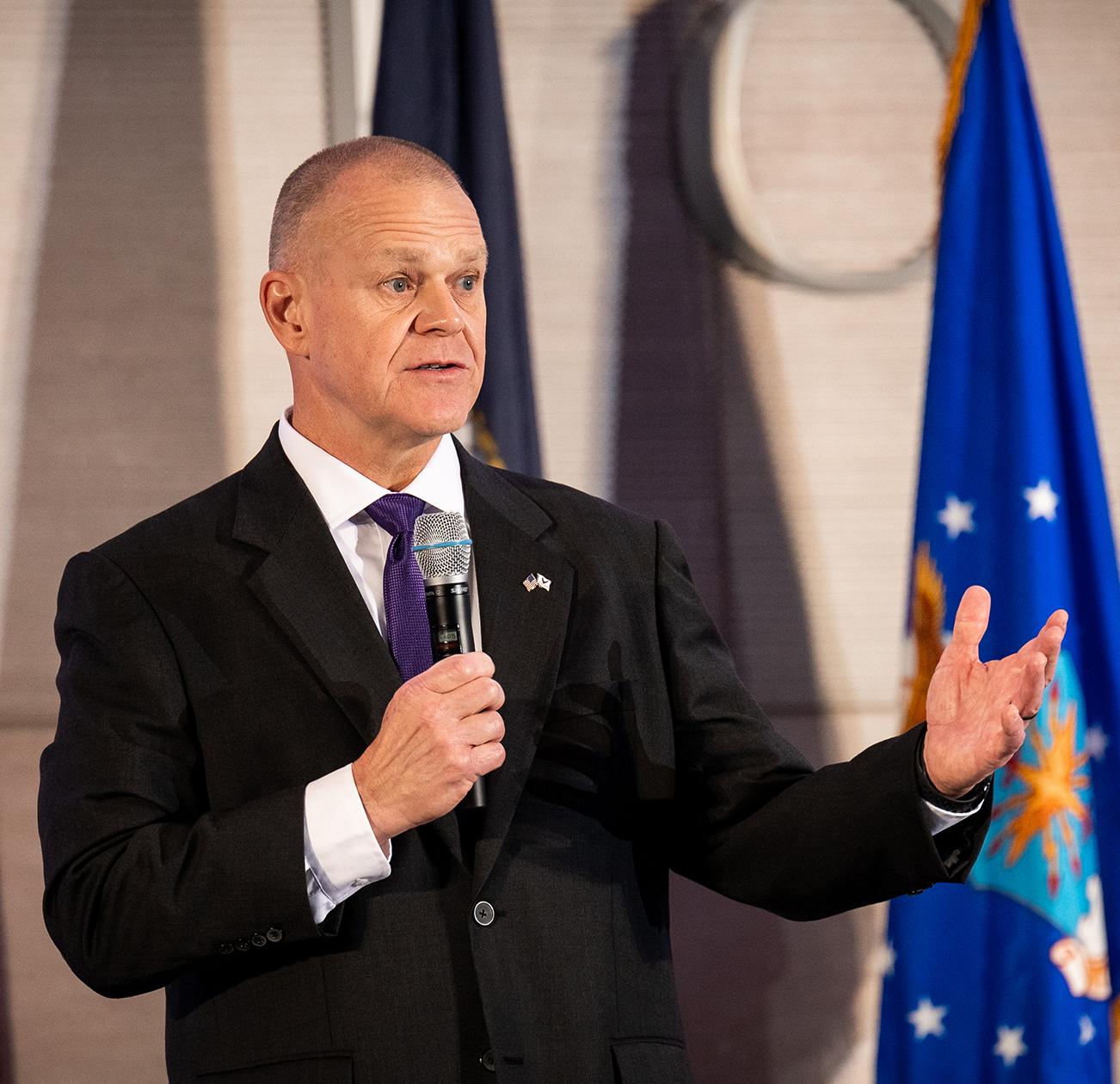 Speech at Military Center event