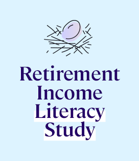 Retirement Income Literacy Study logo