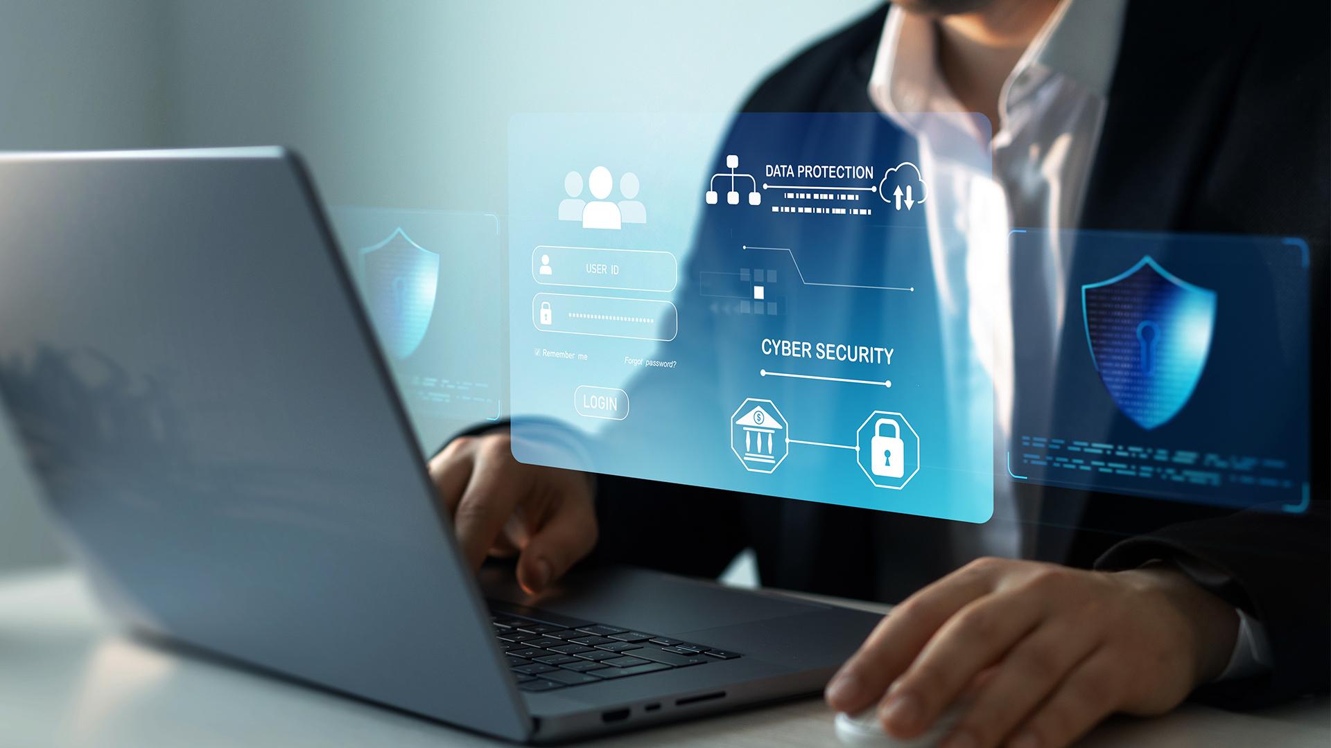 Cyber security stock image