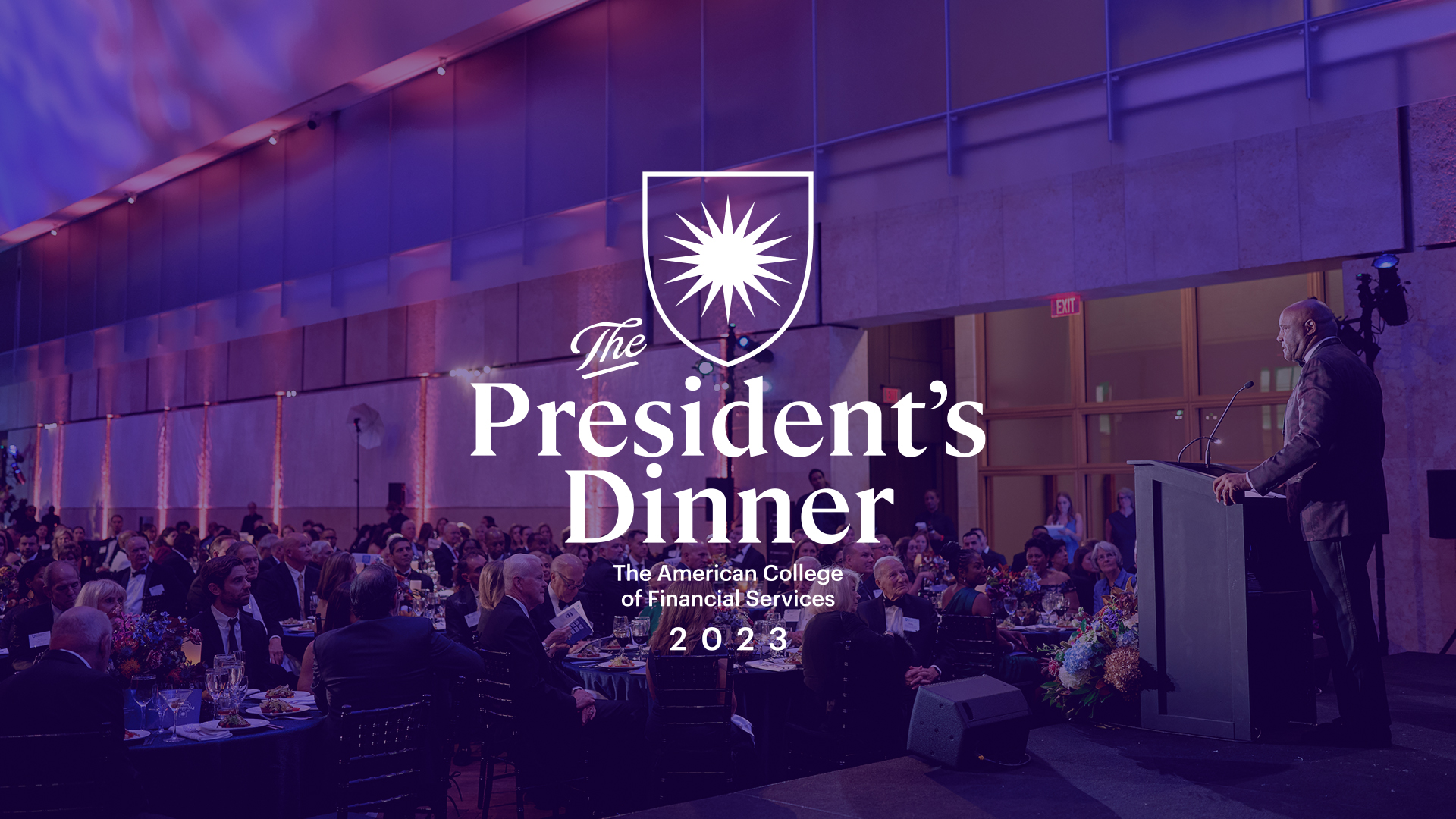 2023 President's Dinner logo