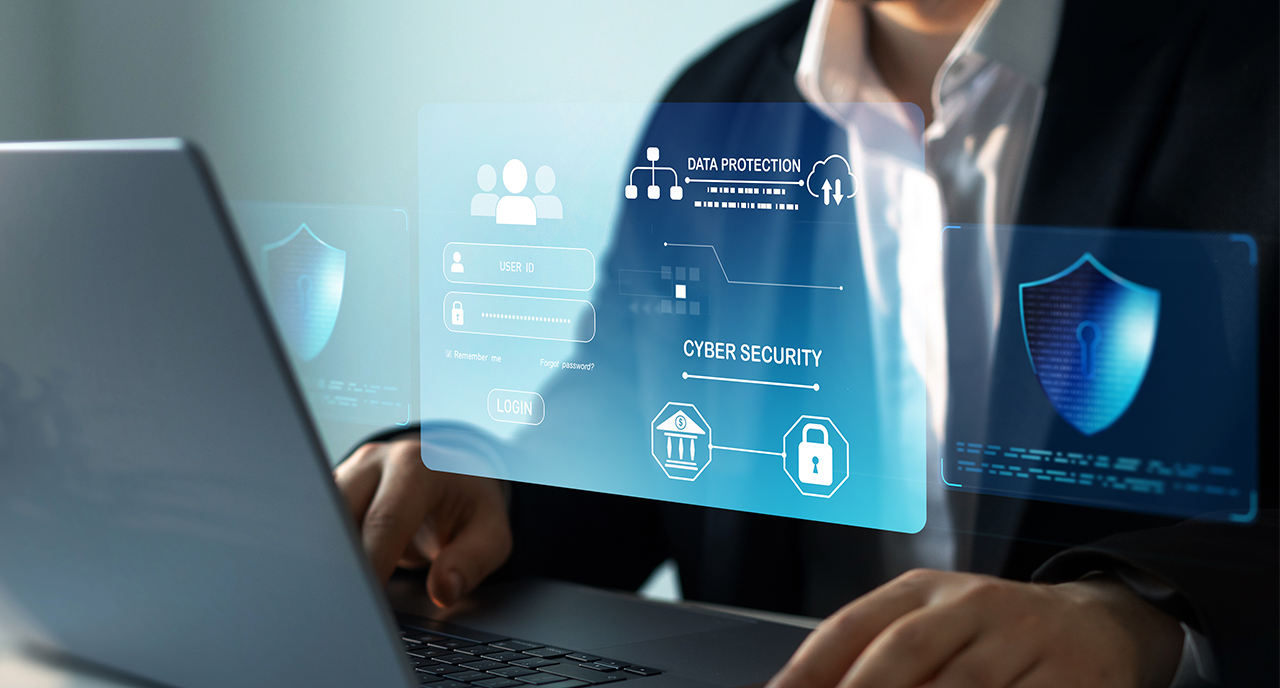 Cyber security stock image