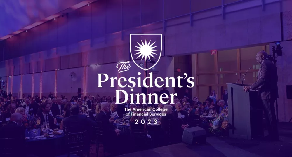 2023 Presidents Dinner logo