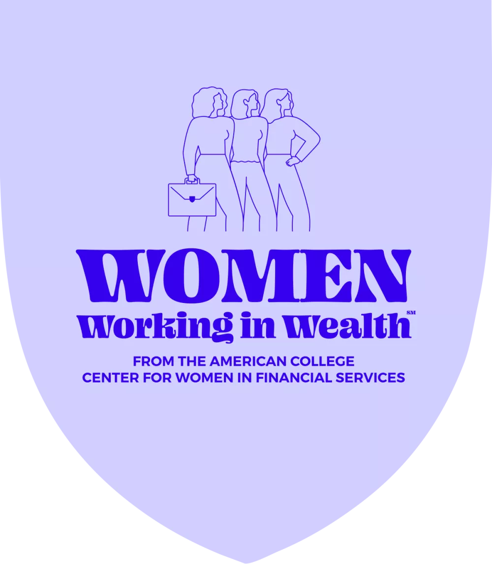 Woman Working in Wealth logo