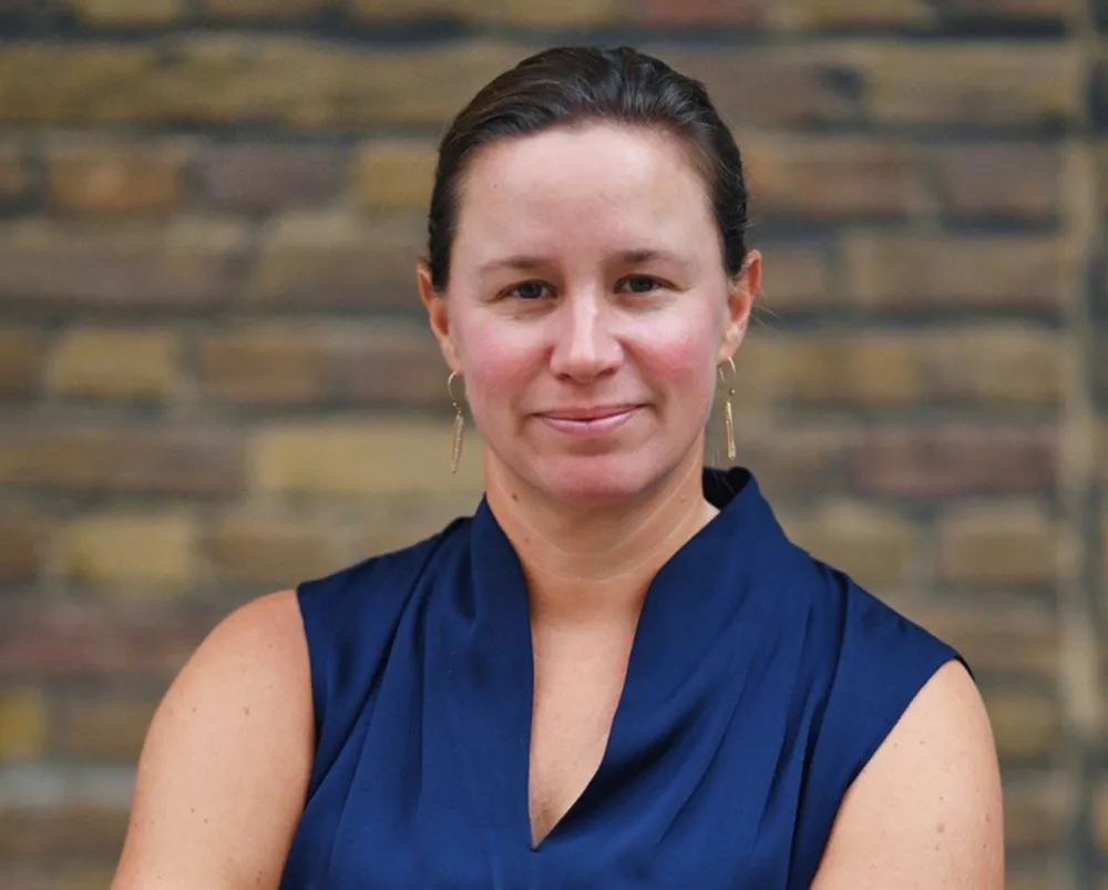 Woman in her 40's smiling