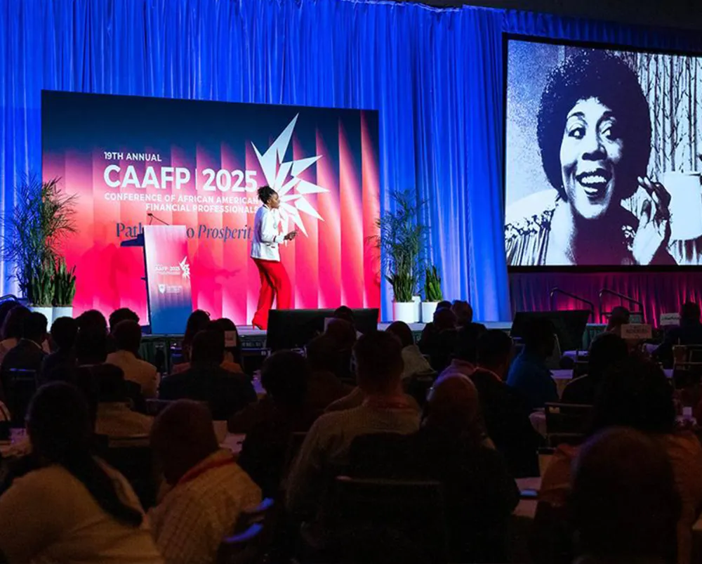 Photo of the main stage at the CAAFP 2025 conference