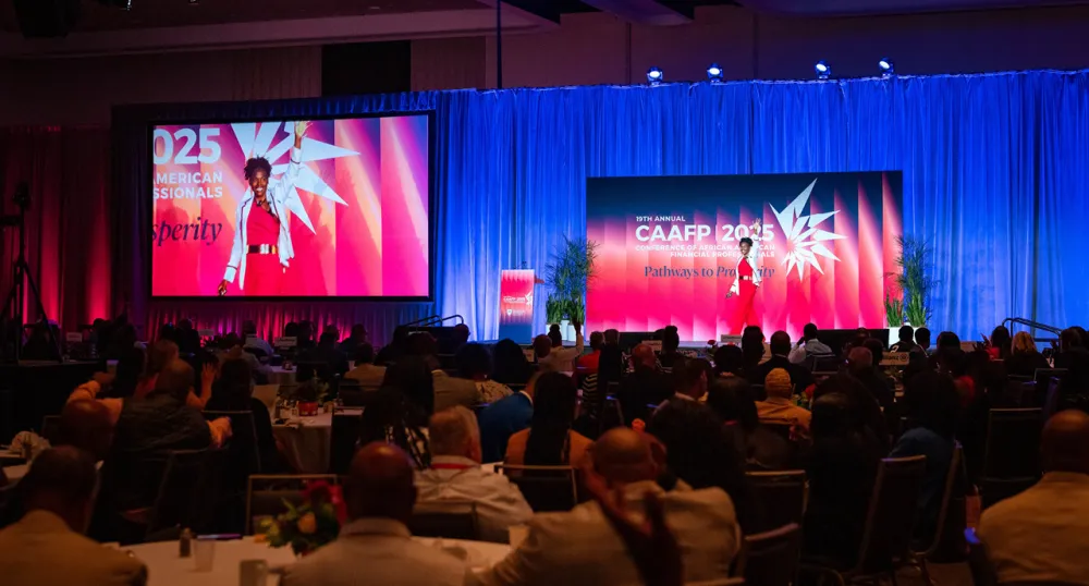 Photo of the live stage at CAAFP 2026 conference