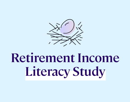 Retirement Income Literacy Study logo