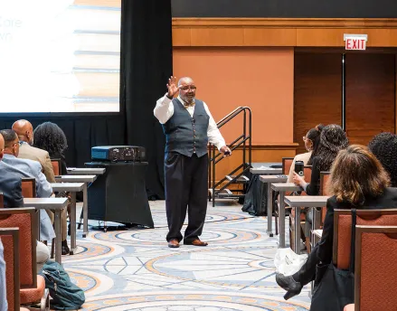 Photo of a speaker at CAAFP 2026