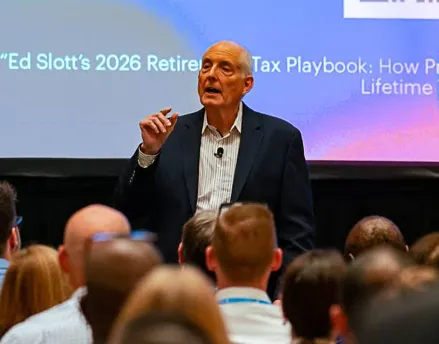 Ed Slott presenting at Horizons 2026 conference