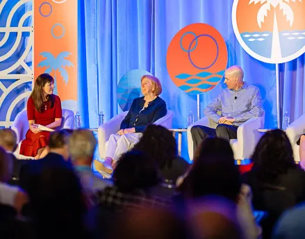 Panel of speakers on stage from Horizons 2026 conference